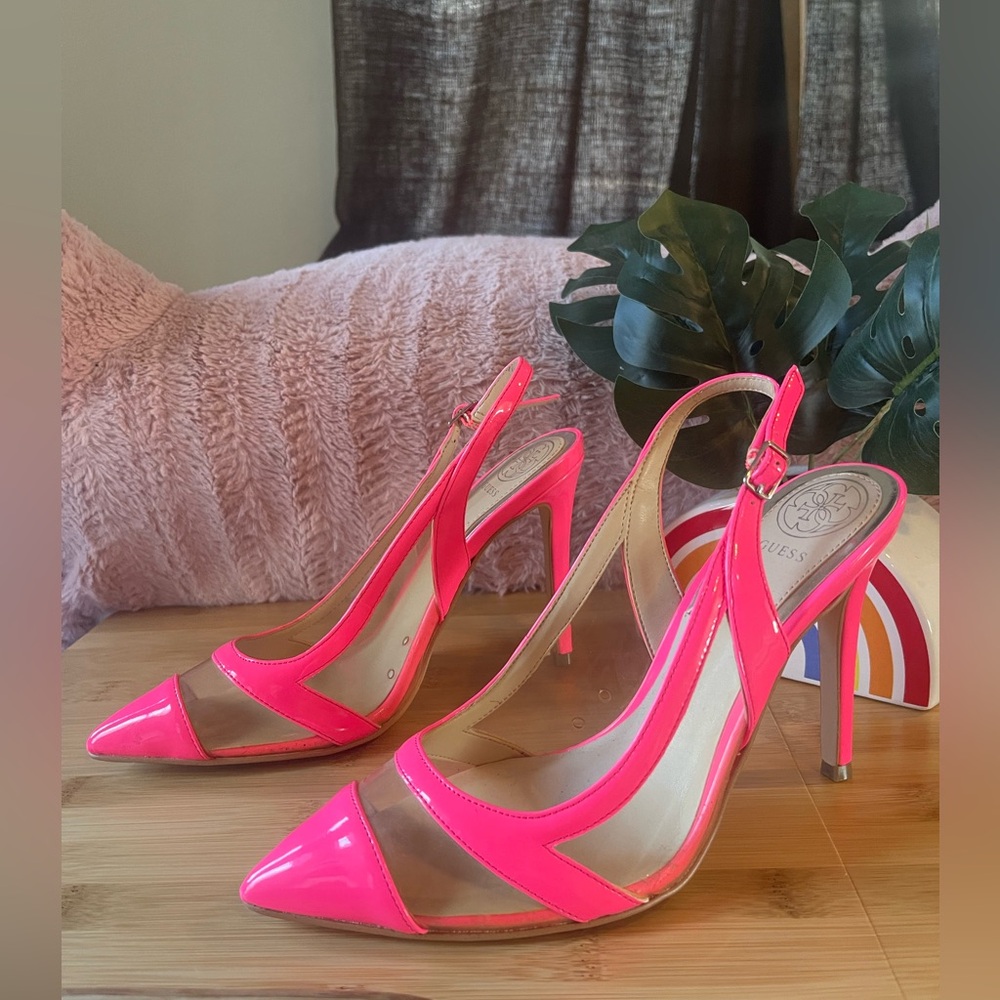 Pink heels